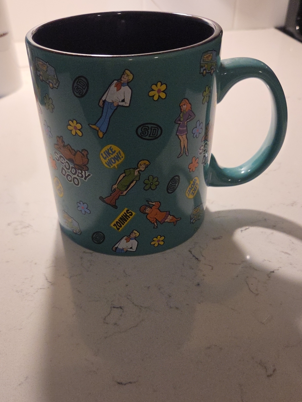 Scooby-Doo Teal Ceramic Character Mug